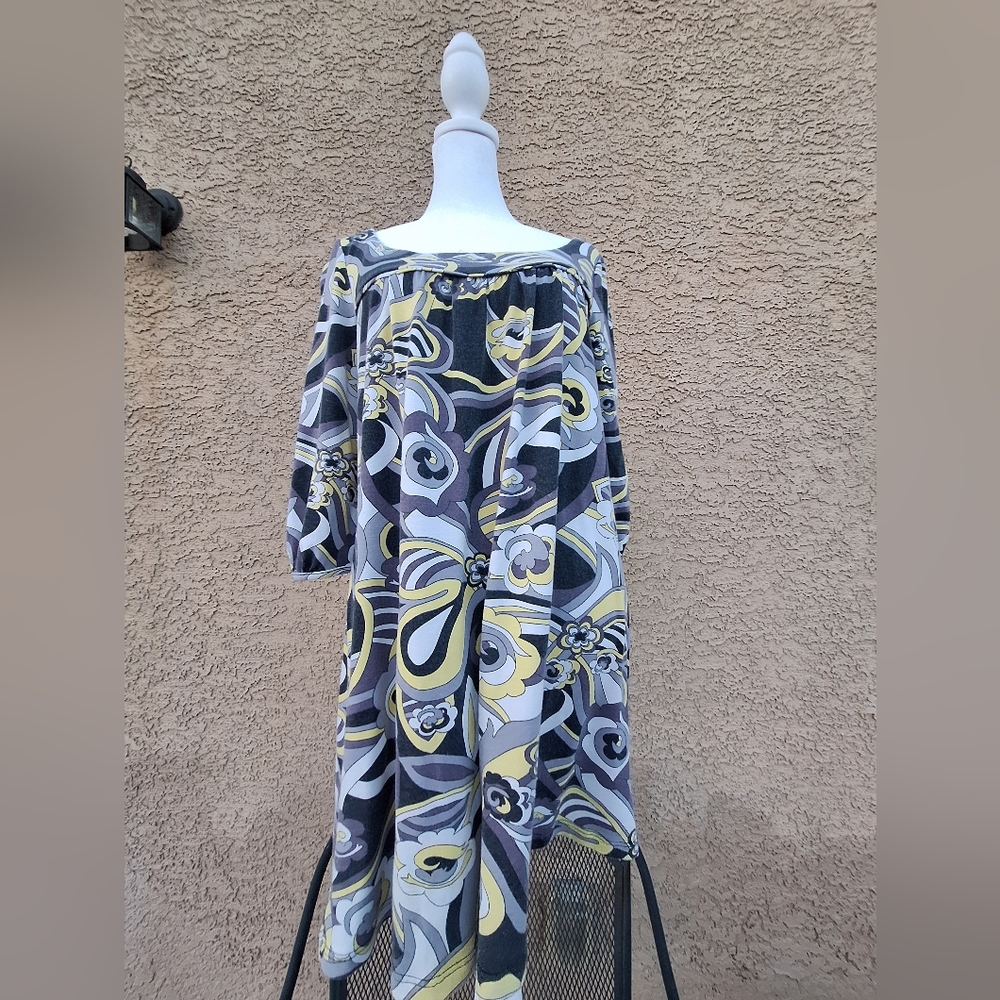 Floral Patterned Off-Shoulder Dress